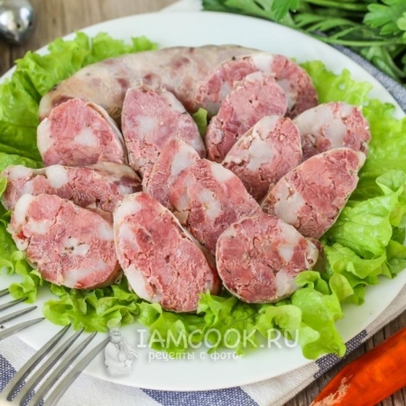 Колбаса домашняя